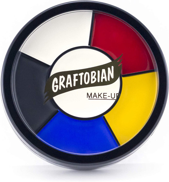 Graftobian Professional Makeup Clown Wheel, 1 Ounce