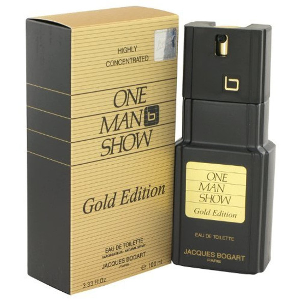 One Man Show Gold By Jacques Bogart Eau De Toilette Spray 3.3 Oz Men