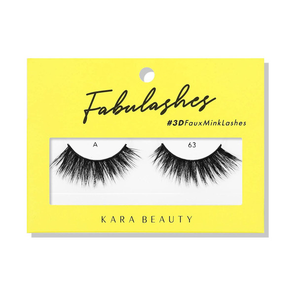 KARA BEAUTY Style A63 FABULASHES 3D Faux Mink Lashes