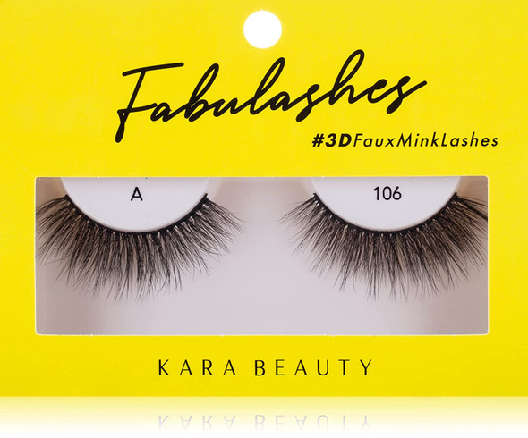 KARA BEAUTY Style A106 3D Faux Mink Lashes