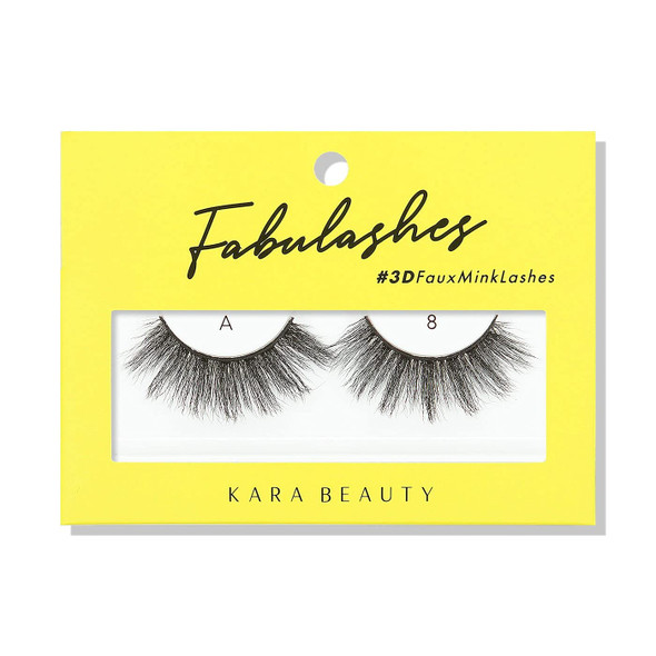 KARA BEAUTY Style A8 FABULASHES 3D Faux Mink Lashes