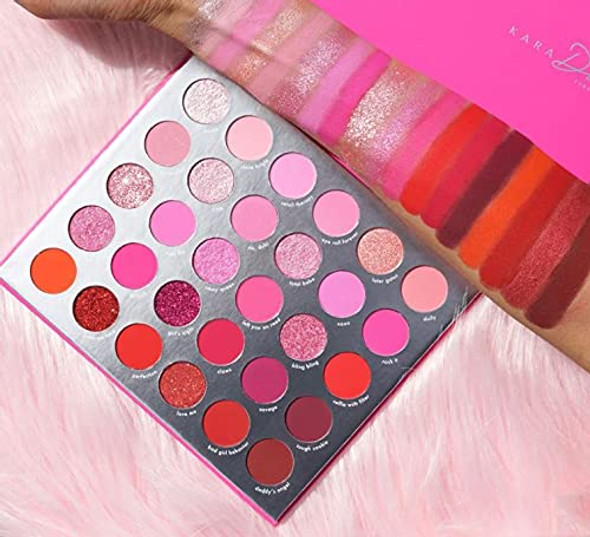 Kara Beauty LIKE TOTALLY New Eye Shadow Palette [Pink] BEAUTY TALK LA