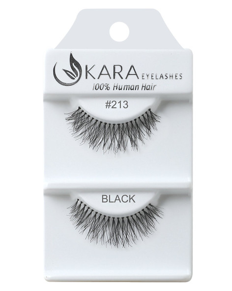 Kara Beauty Human Hair Eyelashes  505 Pack of 12