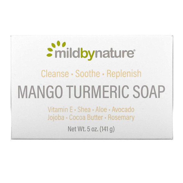 Mild By Nature Mango Turmeric Bar Soap, 5 oz (141 g)