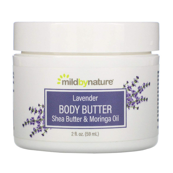 MILD BY NATURE Lavender Body Butter, 2 fl oz (59 ml)