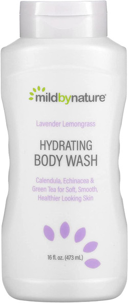 Hydrating Body Wash, Lavender Lemongrass, 16 fl oz (473 ml), Mild By Nature