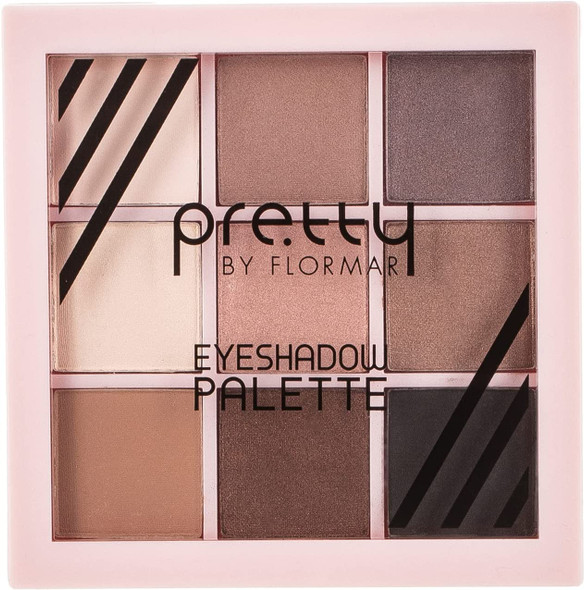 Pretty By Flormar Eyeshadow Palette, Wind 02, 9 ml