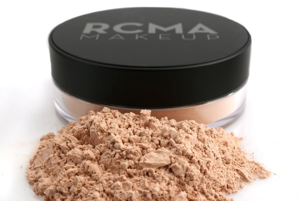 RCMA Premiere Loose Powders - Talc & Paraben Free Translucent Foundation or Finishing HD Pro Makeup with Blurring Smoothing Effect - Color Topaz