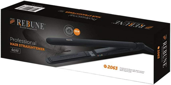 REBUNE Hair Straighteners RE-2063 Ceramic Ion Boost