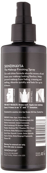 Skindinavia The Makeup Oil Control Finishing Spray, 8 Fl Oz