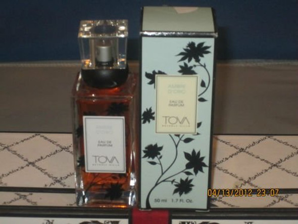 Tova Beverly Hills Ambre D'Oro Eau De Parfum Spray 1.7Oz. Boxed