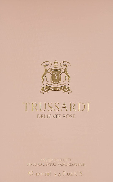 Trussardi | Delicate Rose | Eau de Toilette | Spray for Women | Floral Fresh Scent | 3.4 oz