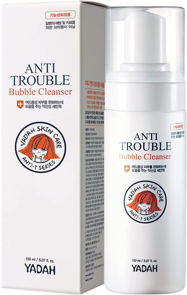 (Single) - Anti Trouble Bubble Cleanser 150Ml (5.07Fl.Oz.) / Soft Bubble Cleansing For Acne Sensitive Skin