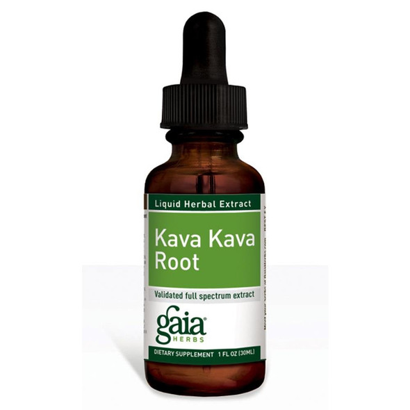 Gaia Herbs Kava Kava Root Extra Strength Liquid Supplement, 1 Ounce - Promotes Emotional Balance, Calm & Relaxing