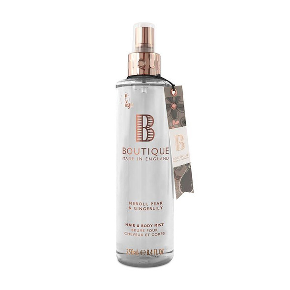 Boutique Neroli, Pear & Gingerlily Hair & Body Mist 250ml