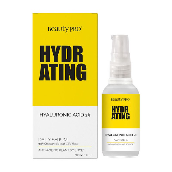 BeautyPro Serums Hydrating Hyaluronic Acid 2% Daily Serum 30ml