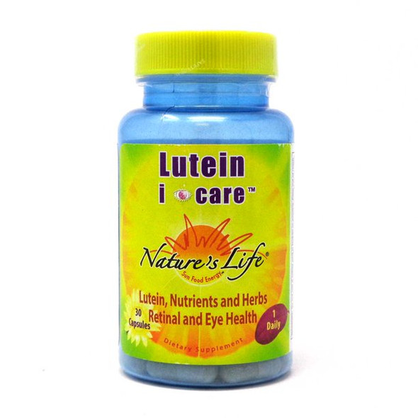 Lutein I care 30 caps by Nature's Life