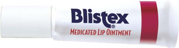 Blistex Medicated Lip Ointment for Dryness and Cold Sores, 0.21oz - PACK OF 2