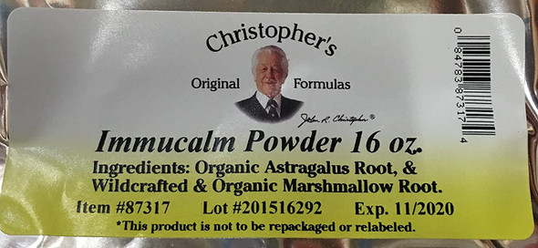 Dr. Christopher's Immucalm Powder 16 oz.