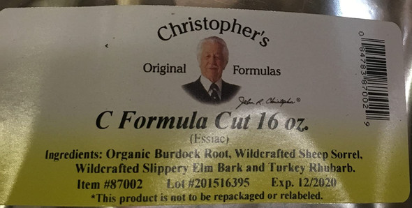 Christophers Original Formulas Essiac-C Formula Cut 16 OZ