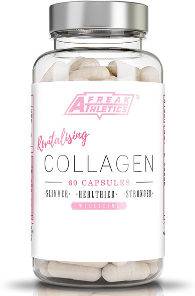 Collagen - Hydrolysed Marine Collagen Tablets - High Strength Skin, Hair & Joint Health Supplement - Pure Marine Collagen Capsules 60 x 300mg - UK Made