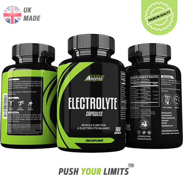 Electrolyte Tablets 180 - Premium Electrolytes - Suitable for Both Men & Women - Made in The UK