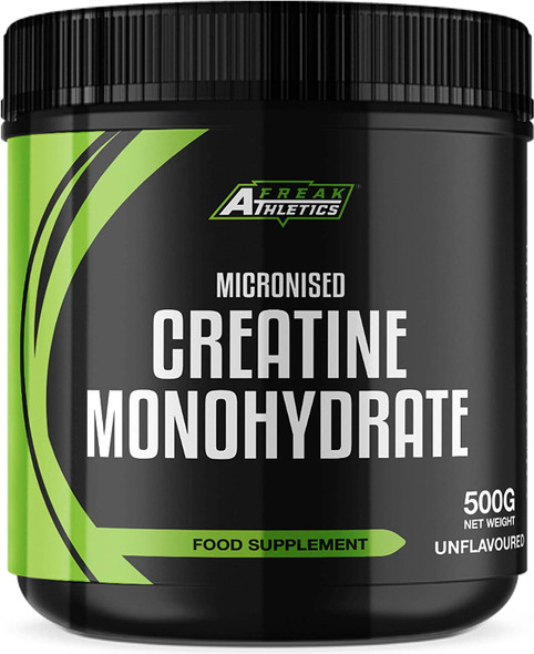 Creatine Monohydrate Powder 500g - Premium Grade Creatine Monohydrate - UK Made - Unflavoured Creatine Powder Scoop Included