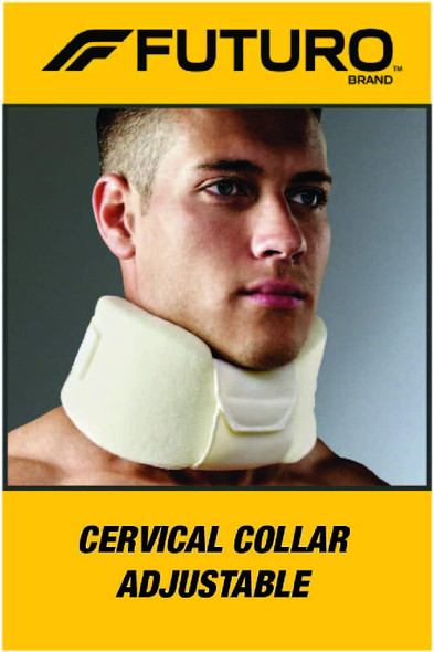 Futuro - 70011000828 FUTURO Cervical Collar, Ideal for Pinched Nerves or Tightness in Neck, One Size white