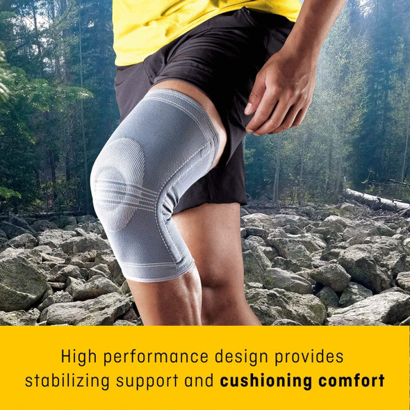 Futuro - 48189EN FUTURO Ultra Performance Knee Stabilizer, Ideal for Sprains, Strains, and General Support, Small gray