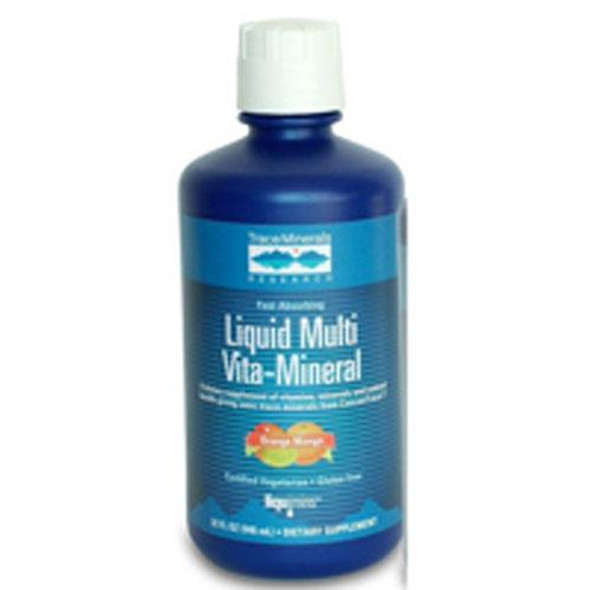 Liquid Multi Vita-Mineral Orange Mango 32 oz by Trace Minerals