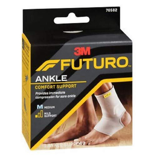 Futuro Comfort Lift Ankle Support Medium, Pack of 4