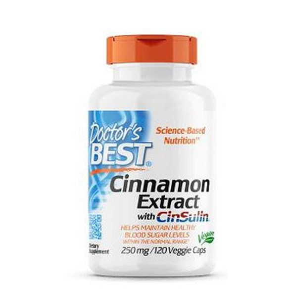 Cinnamon Extract With Cinsulin 120 Veg Caps By Doctors Best