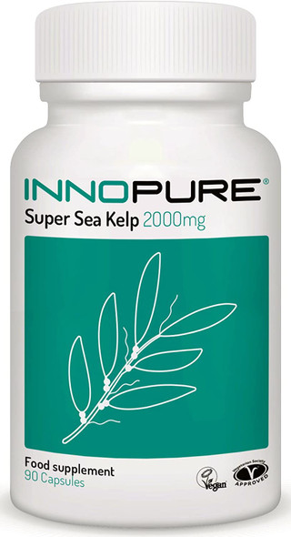 INNOPURE Sea Kelp Double Strength 2000mg - Vegan, Vegetarian Society Approved - 3 Month Supply