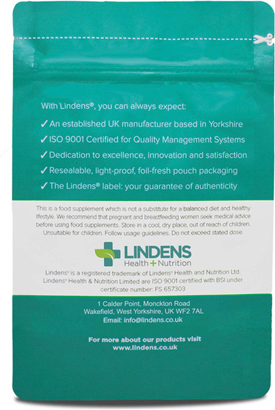 Lindens MSM 1000mg - 90 Vegan Tablets - Rich in Sulphur, Joint Support, Tissue, Joint Care Supplements | Natural Sulfur | (Methylsulfonylmethane) | (3+ Months Supply), UK Made, Letterbox Friendly