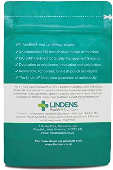 Lindens Green Lipped Mussel 500mg Capsules - 360 Pack - Joint Care Formula in Convenient, Rapid Release Capsules - UK Manufacturer, Letterbox Friendly