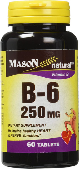 Vitamin B-6 250Mg 60 Tabs
