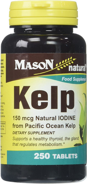 Mason Vitamins Kelp 150 Mcg Tablets, 250 Count