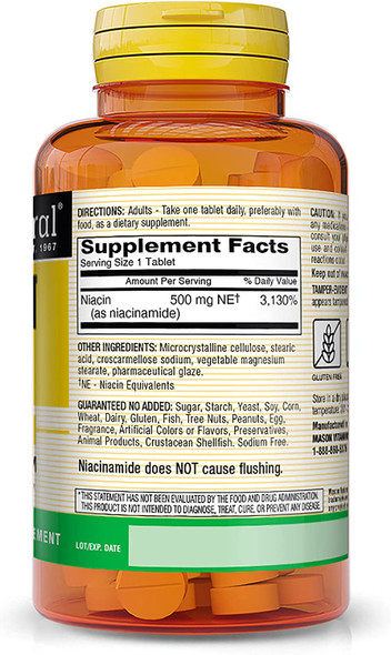 Niacin (Niacinamide) 500Mg