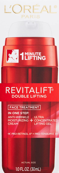 Face Moisturizer, L'Oreal Paris Revitalift Double Lifting Day Face Cream with Pro Retinol, 1 fl; oz.