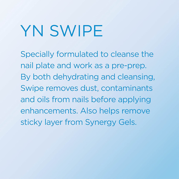 Young Nails Swipe | Prep Nail Plate by Dehydrating and Cleansing | Removes Dust, Dirt, Oils, and Contaminants Before Nail Enhancement Application