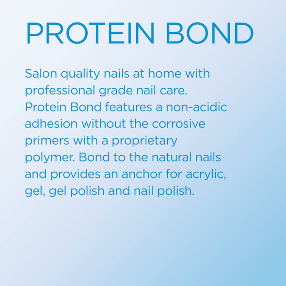 Young Nails Protein Bond. Nail Prep + Fast Drying. Anchor for Gel, Polish + Acrylic Keratin Bonder, 0.25 Fl Oz
