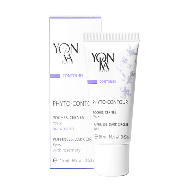 Yon-Ka Phyto-Contour Eye Cream (15 ml) Anti-Aging Under Eye Cream for Dark Circles and Puffilness, Tone and Firm with Vitamin E and Aloe Vera, Paraben-Free