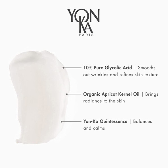 Yon-Ka Glyconight 10% Peel Masque (50ml/1.77 oz) Anti-Aging Face Mask, Skin Renewal for Wrinkles and Pore Reduction with Glycolic Acid