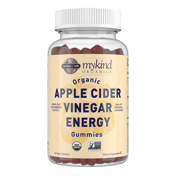 Garden Of Life, Vinegar Apple Cider Mykind Energy, 60 Count