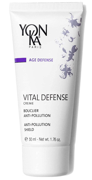 Yon-Ka Vital Defense Day Cream (50ml) Daily Facial Moisturizer and Hydrating Anti-Pollution Creme, Dermatologist Tested Professional Skincare, Paraben-Free