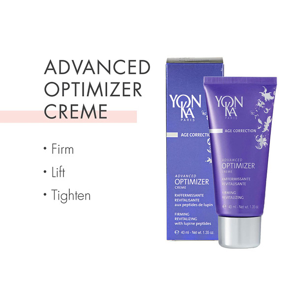 Yon-Ka Advanced Optimizer Creme (40ml) Anti-Aging Face Cream to Firm and Tighten Skin. Moisturizer with Marine Collagen and Hyaluronic Acid, Clinically Proven to Firm and Lift Skin, Paraben-Free