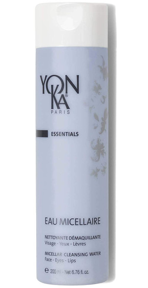 Yon-Ka Eau Micellaire (200ml) Micellar Water and Cleansing Makeup Remover, Gentle Face Wash with Rose and Chamomile to Remove Impurities and Hydrate, All Skin Types, Paraben-Free