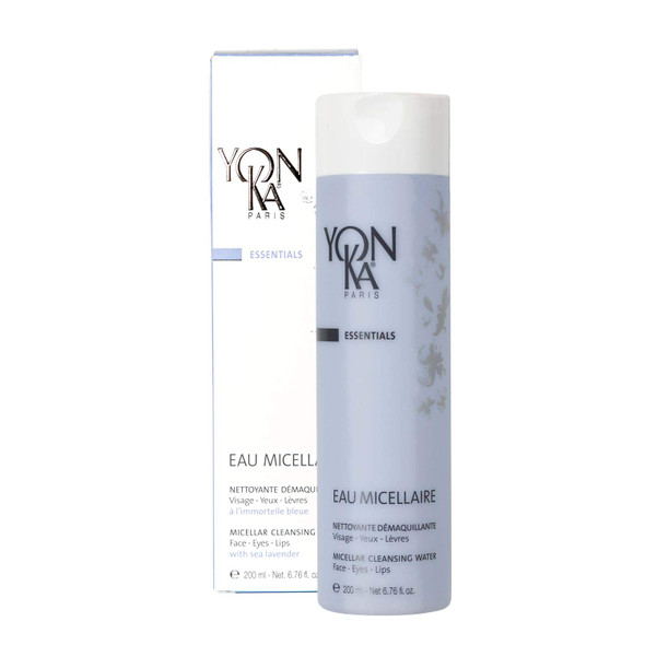 Yon-Ka Eau Micellaire (200ml) Micellar Water and Cleansing Makeup Remover, Gentle Face Wash with Rose and Chamomile to Remove Impurities and Hydrate, All Skin Types, Paraben-Free