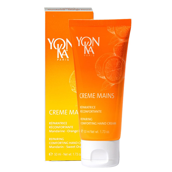 Yon-Ka Cream Mains Repairing Hand Cream (50ml) Ultra-Hydrating Shea Butter Hand Treatment, Soothe Dry and Rough Skin with Vitaming A, E and C