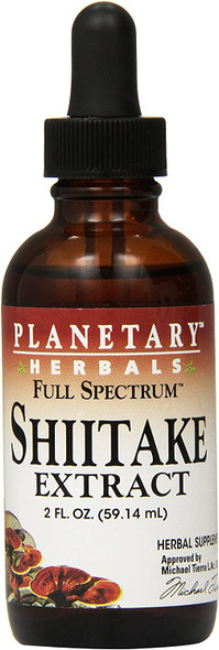 Planetary Herbals Full Spectrum Shiitake Extract Supplement, 2 Fluid Ounce